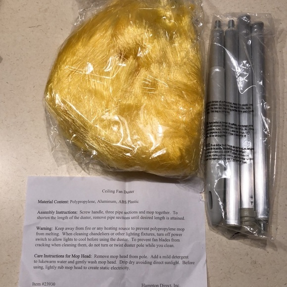 [HAMPTON DIRECT] Long Reach Ceiling Fan Duster - Picture 2 of 4